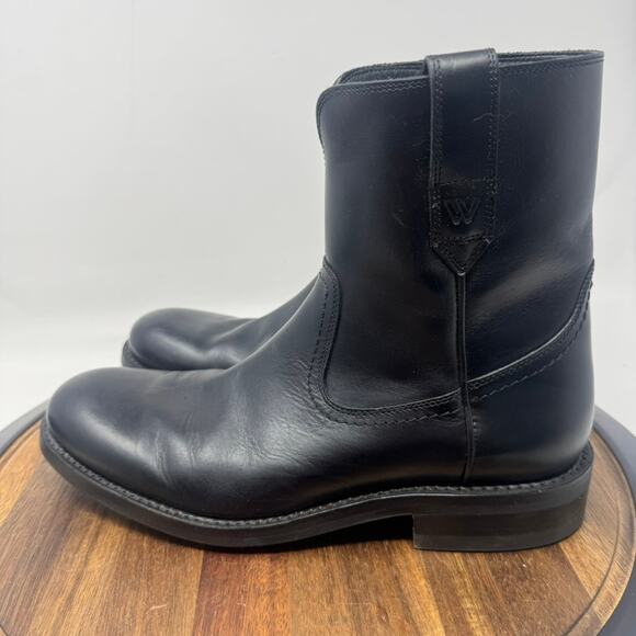 Wolverine Blvd Pull-On Zip Boot W990095 Mens Black Casual 9D - Picture 3 of 10